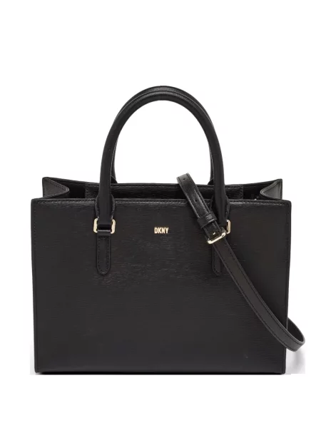 Geantă shopper Dkny din piele negru
