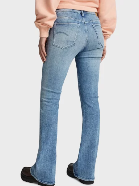 Джинси кльош G-star Raw блакитні