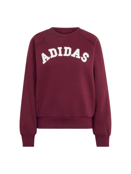 ADIDAS SPORTSWEAR Αθλητική μπλούζα φούτερ ανοικτό / μπορντό γκρι