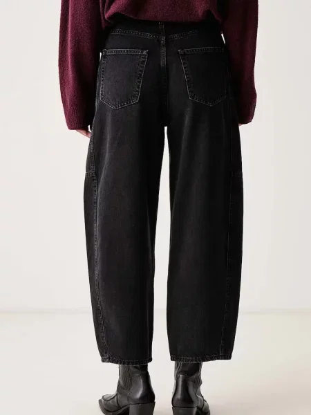Marc O'Polo jeansy barrel czarne