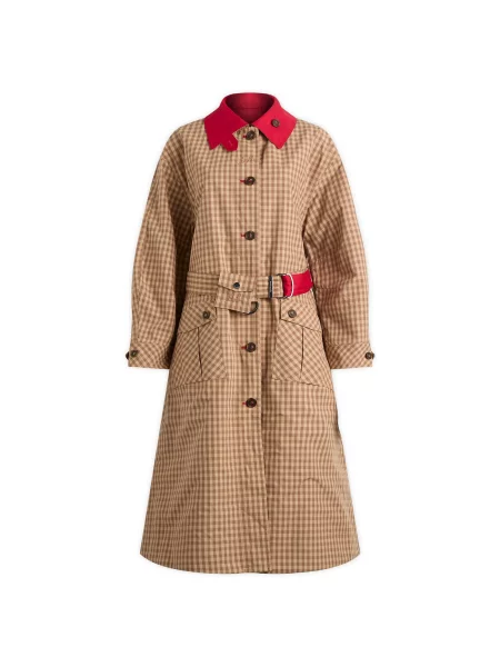 Trencz Damson Madder brązowy