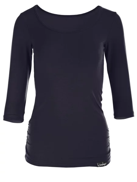 Winshape Tricou funcțional închis albastru