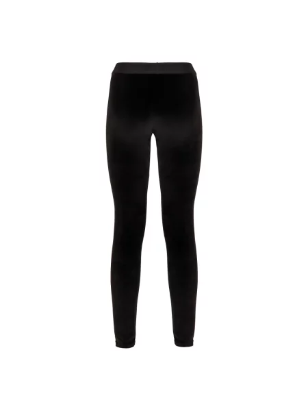 Aksamitne legginsy Tom Ford czarne