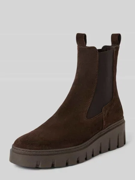 Buty chelsea z naturalnej skóry ze skóry bydlęcej Tamaris