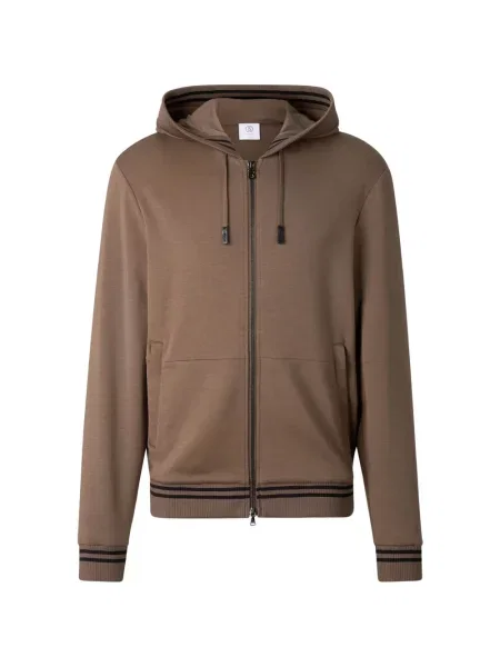 Hoodie Bogner με κορδόνι καφέ