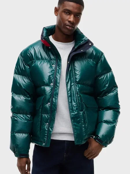 Джинсовая куртка Tommy Jeans зеленая