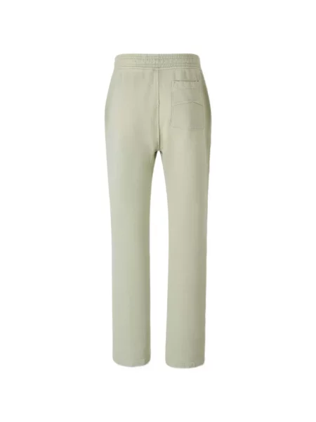Pantaloni Rhude cu broderie alergare verde