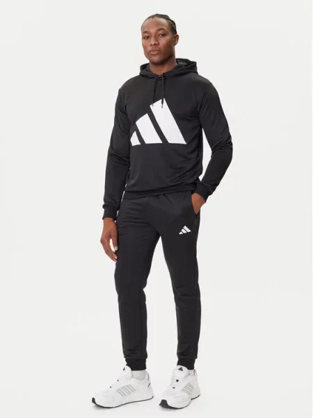 Adidas Sportinis kostiumas Big Logo French Terry juoda