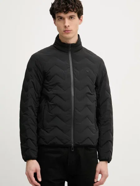 Emporio Armani geacă cu puf pentru bărbați negru