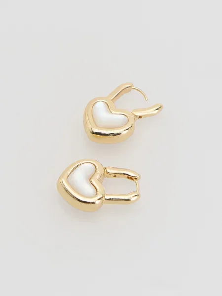 Серьги Reserved белые