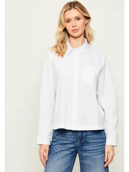 Joop! cămașă cu guler clasic relaxed alb