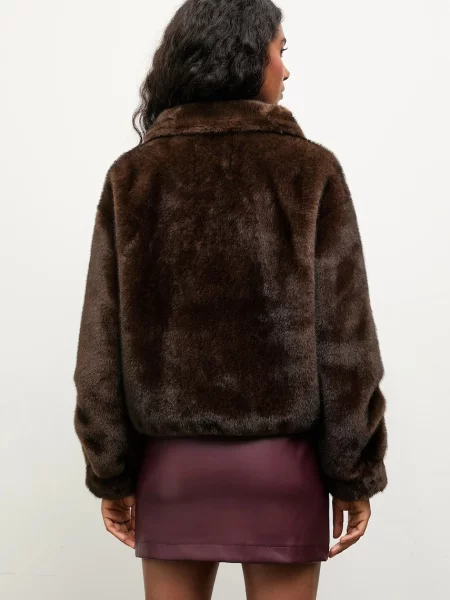 Answear.LAB geaca de tranzitie oversize maro