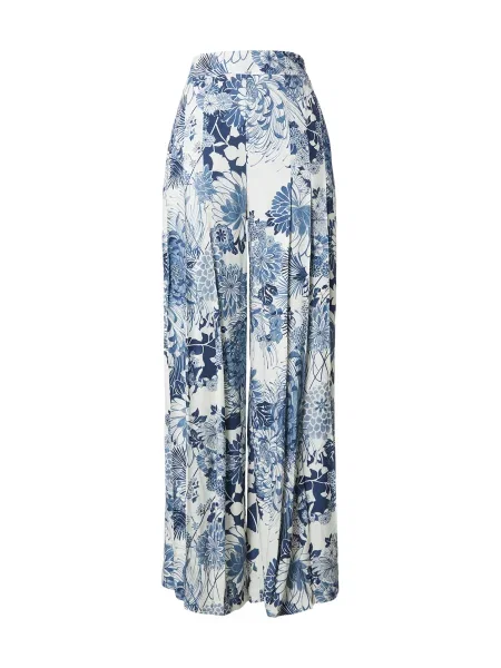 GUESS Pantaloni bleumarin / fumuriu / alb albastru