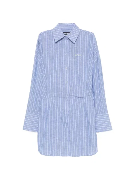 Rochie tip cămașă Wrstbhvr albastru