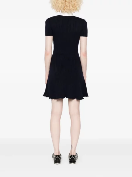 Rochie mini Self-portrait de costum albastru