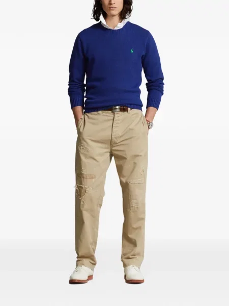 Cu centură curea Polo Ralph Lauren tricotate cu dungi albastru
