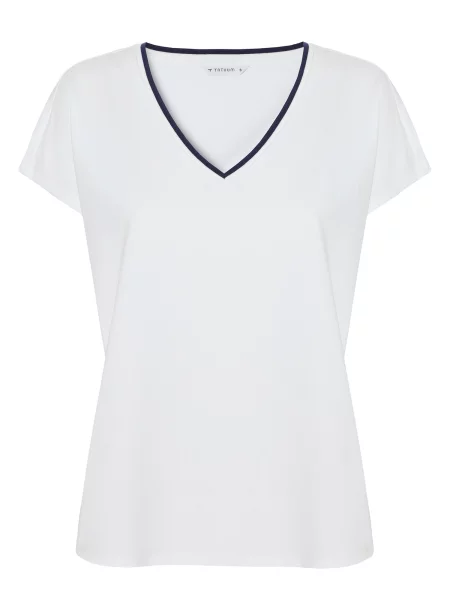 TATUUM Tricou Lona 1' alb