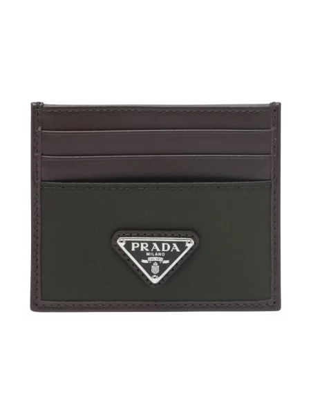 Portfel Prada zielony