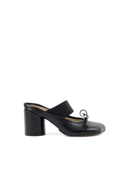 Papuci tip mules Mm6 Maison Margiela negru