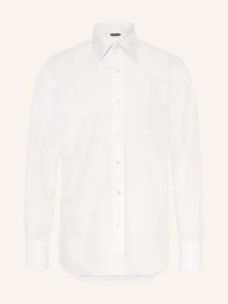 Tom Ford Koszula O Kroju Extra Slim Fit weiss biała