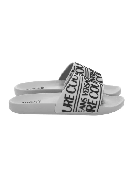 Klapki Versace Jeans Couture białe