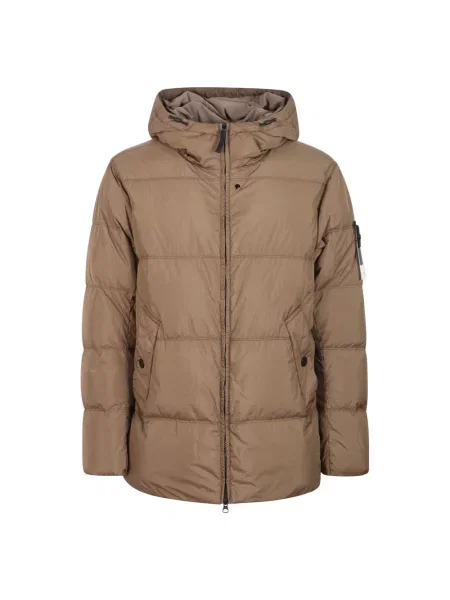 Kurtka puchowa Stone Island z kamieniami brązowa