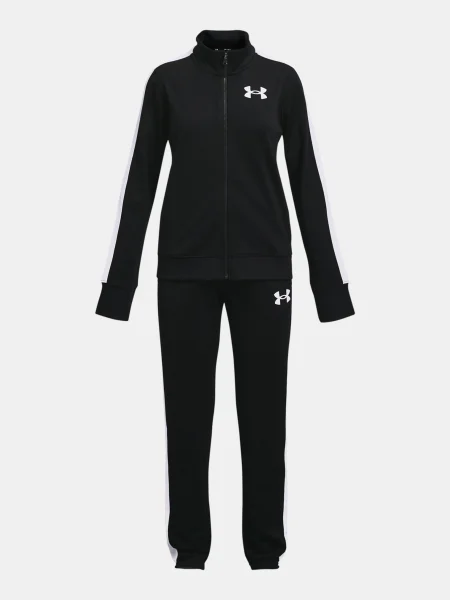 Pletená bežecká tepláková súprava Under Armour čierna