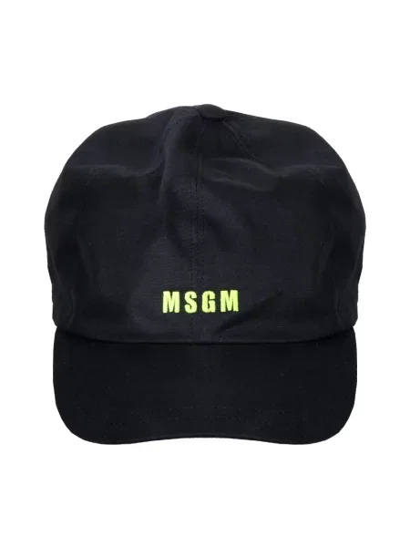 Czapka z daszkiem Msgm czarna