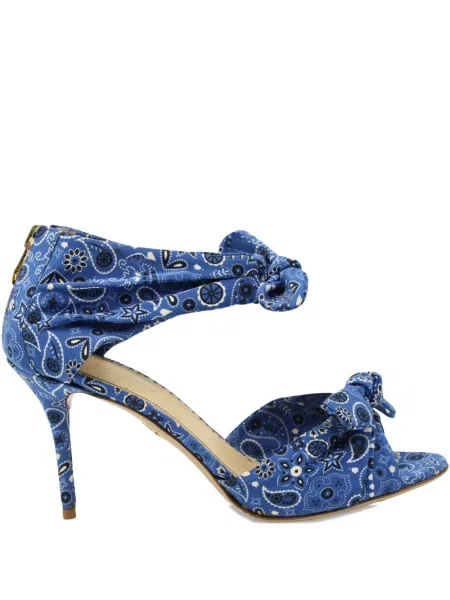 Sandale Charlotte Olympia cu imagine albastru