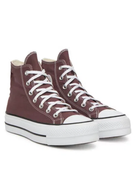 Converse Plátěnky Chuck Taylor All Star Lift Platform Bordó