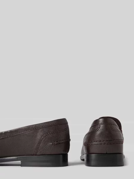 Loafersy z fakturowanej Skóra Model FIONA' Marc O'polo