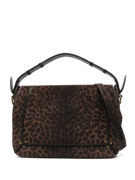 Geantă Jérôme Dreyfuss cu model pepito maro