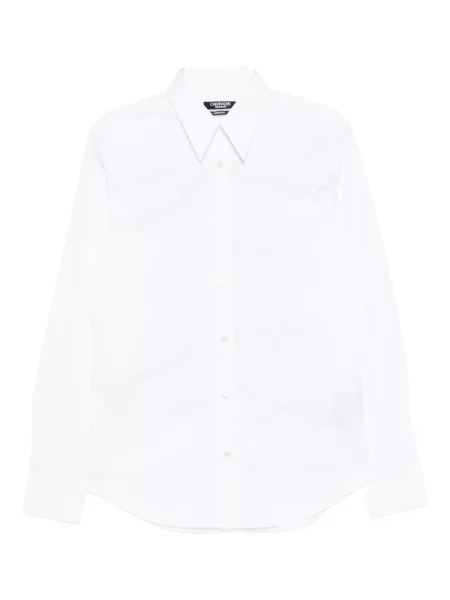 Cămașă Calvin Klein cu broderie alb