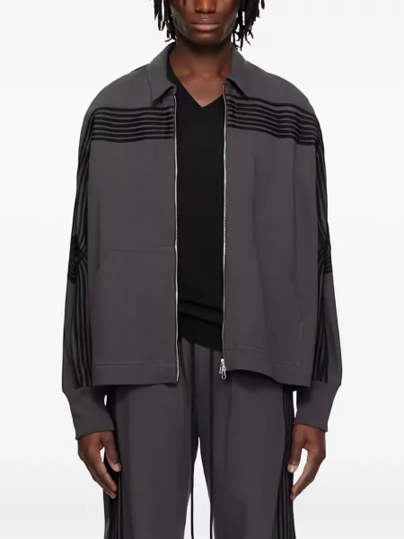 Geacă Song For The Mute cu aplicații gri