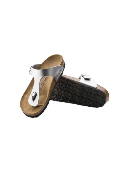 Pantofi Birkenstock argintiu