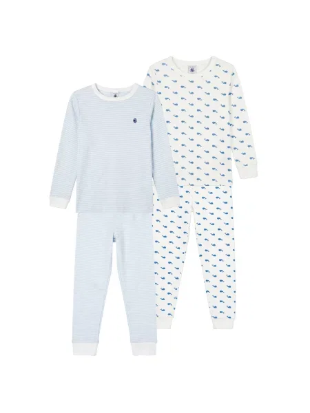 Pijamale copii Petit Bateau albastru
