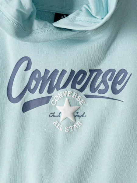 Converse melegítő szett gyerek pamuttal kék
