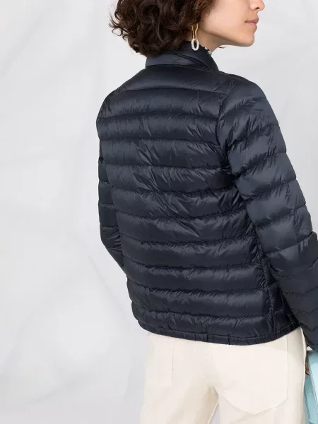 Péřová bunda Moncler modrá