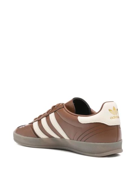 Sneakerși Adidas Gazelle cu dungi maro