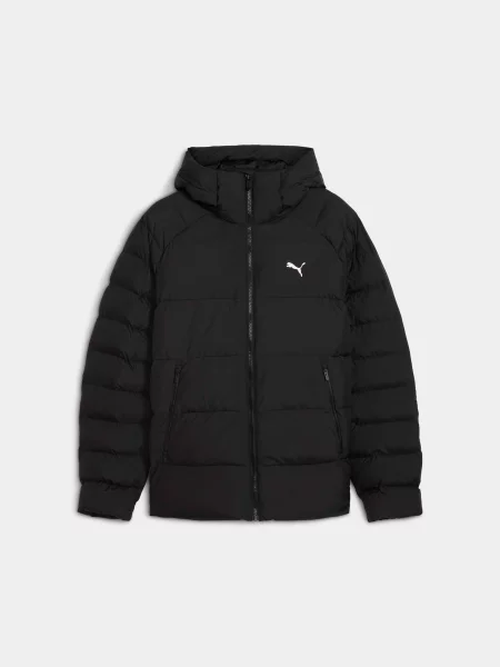 Демисезонная куртка Puma с капюшоном черная