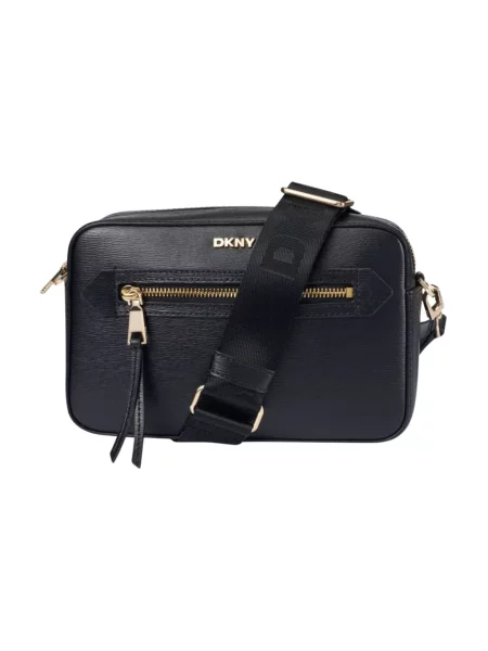 Dkny torebka skórzana czarny