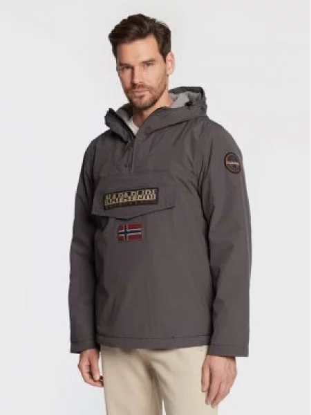 Napapijri Anorak stiliaus striukė Rainforest Winter 3 pilka