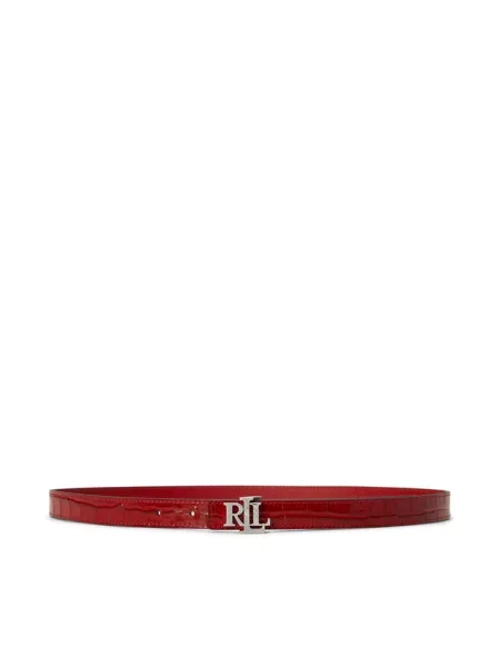 Pasek LAUREN RALPH LAUREN czerwony
