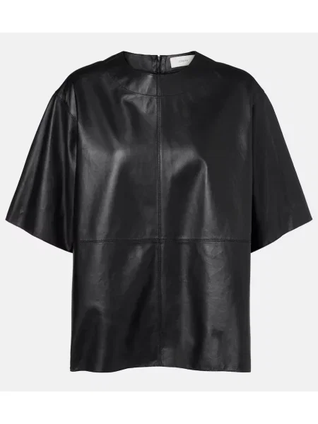 Top Joseph din piele negru