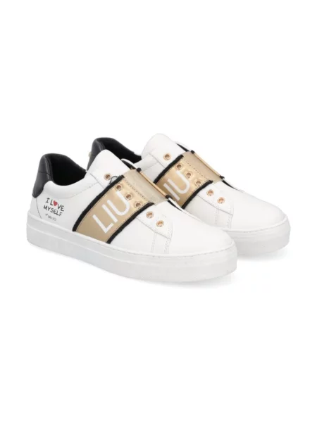 Sneakersy Liu Jo skórzane białe