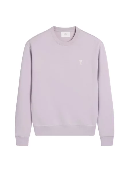 Bluza Ami Paris z logo fioletowa