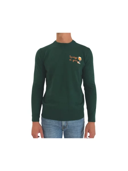 Sweter Saint Barth wełniany zielony
