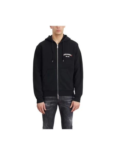 Bluza z kapturem Dsquared2 z kapturem czarna