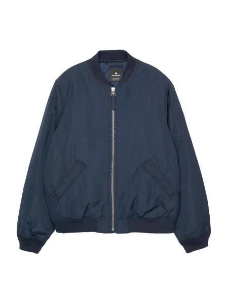 Pull&Bear Geacă de primăvară-toamnă marin albastru