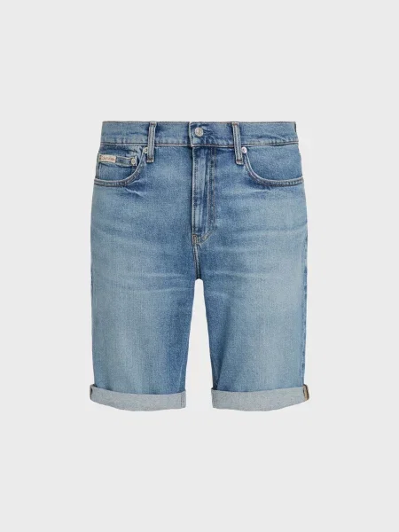 Джинсові шорти Calvin Klein Jeans блакитні